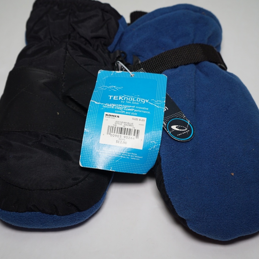 Teknology Tek Gear Thinsulate Mitten Youth Sz 8-20 - Picture 5 of 5